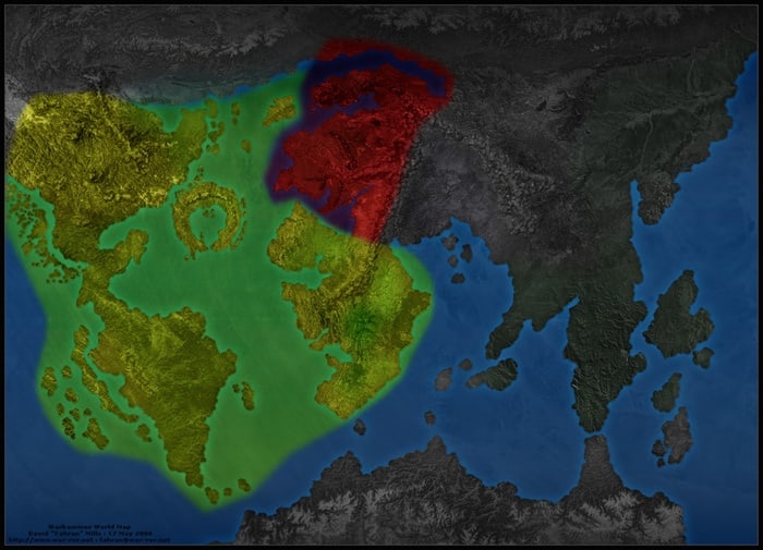 Карта кампании в Total War: Warhammer 2