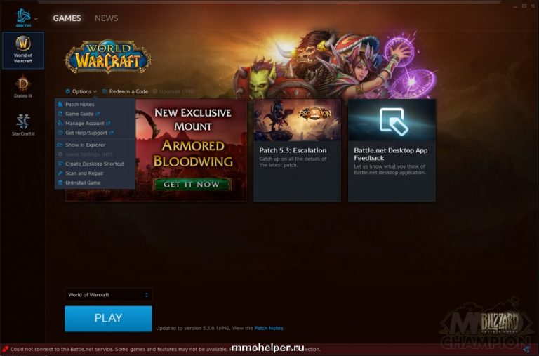 Battle.net не работает — Ошибка BLZBNTBGS80000011