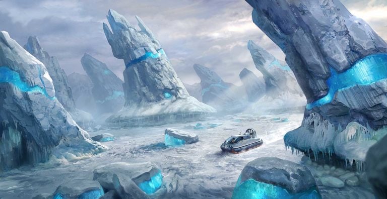 Карта мира в Subnautica: Below Zero