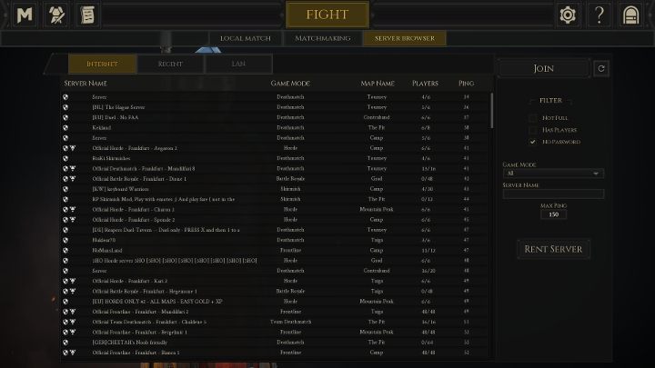 Не подключается к серверу в Mordhau