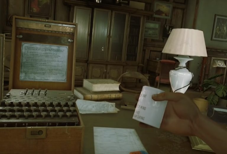 Как включить дешифровальную машинку в The Beast Inside